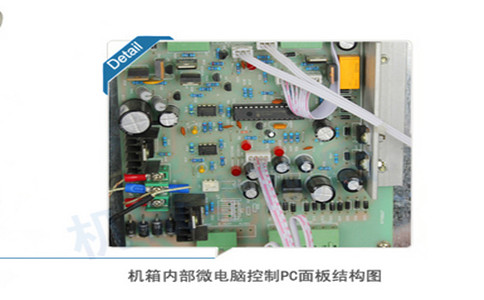 全自動(dòng)袋泡茶包裝機機箱內部電路